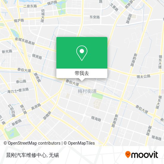 晨刚汽车维修中心地图
