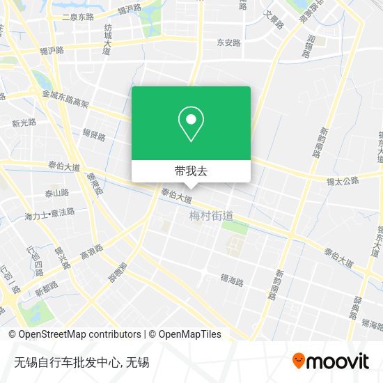 无锡自行车批发中心地图