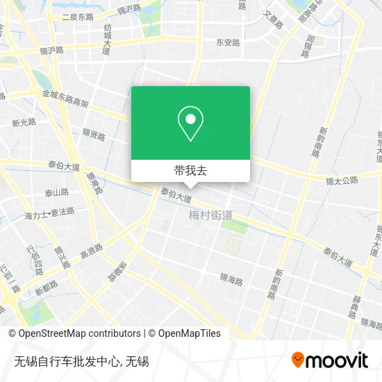 无锡自行车批发中心地图