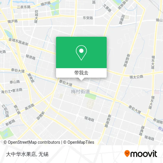 大中华水果店地图
