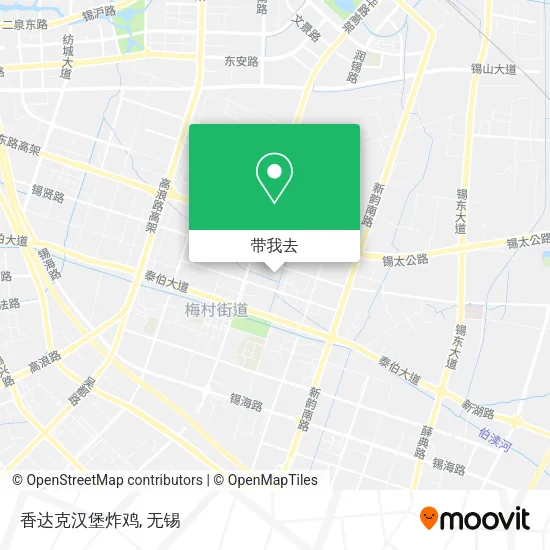 香达克汉堡炸鸡地图