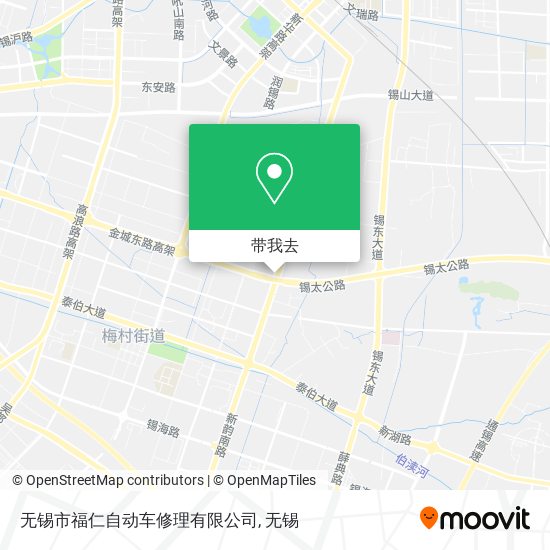 无锡市福仁自动车修理有限公司地图