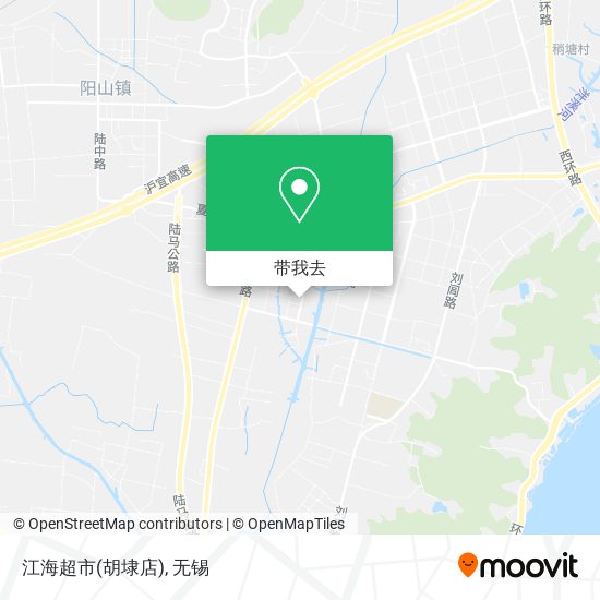 江海超市(胡埭店)地图