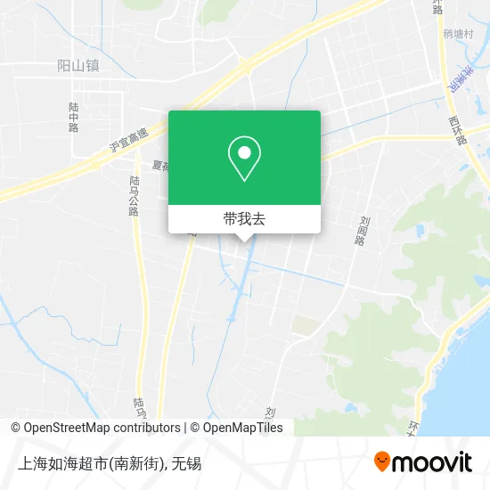 上海如海超市(南新街)地图