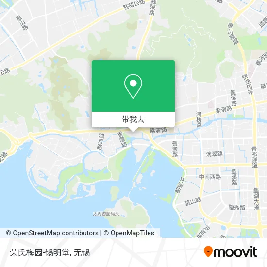荣氏梅园-锡明堂地图