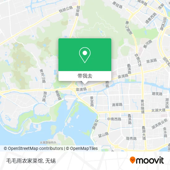 毛毛雨农家菜馆地图