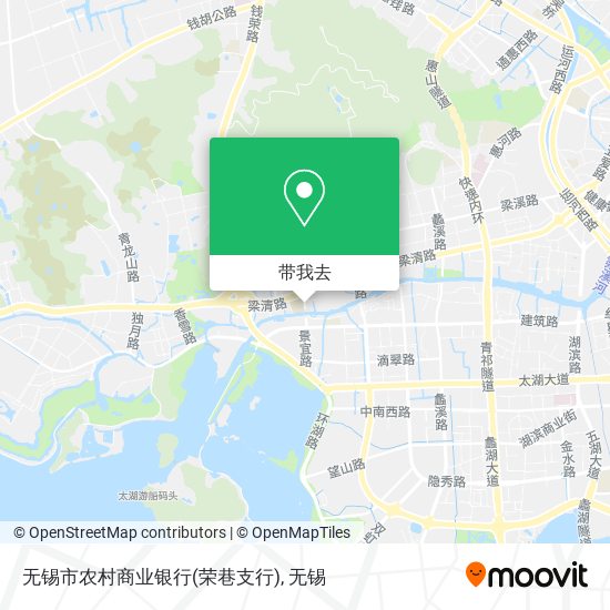 无锡市农村商业银行(荣巷支行)地图