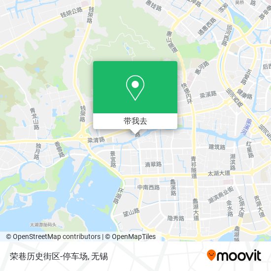 荣巷历史街区-停车场地图