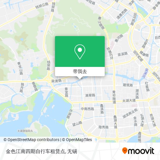 金色江南四期自行车租赁点地图