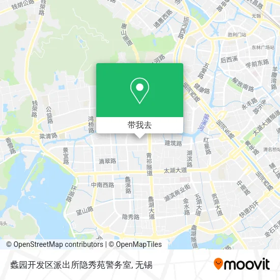 蠡园开发区派出所隐秀苑警务室地图
