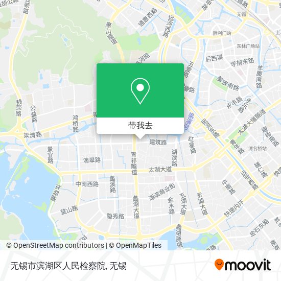 无锡市滨湖区人民检察院地图
