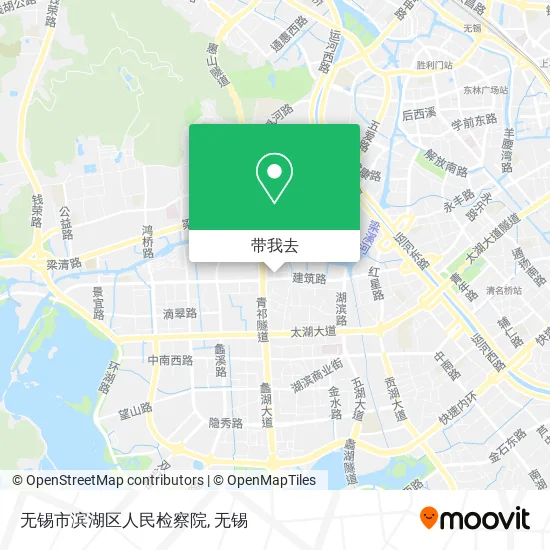 无锡市滨湖区人民检察院地图