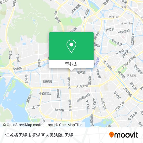 江苏省无锡市滨湖区人民法院地图