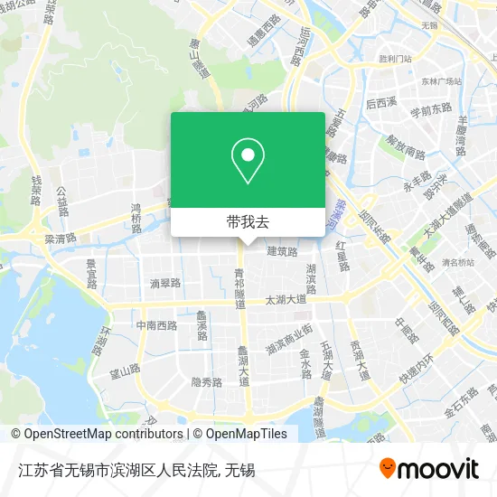 江苏省无锡市滨湖区人民法院地图