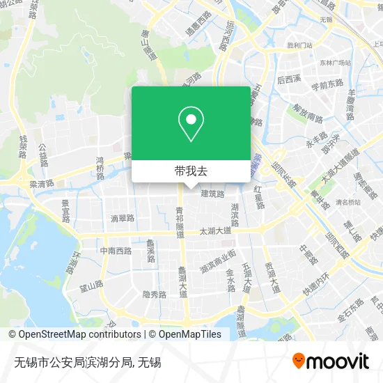 无锡市公安局滨湖分局地图