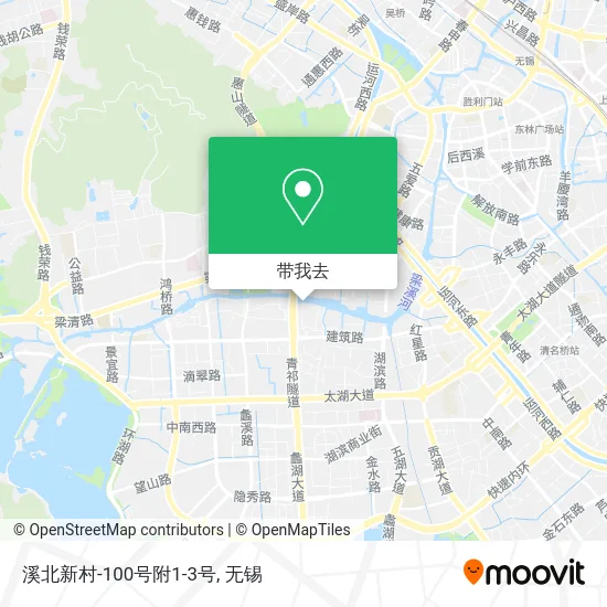 溪北新村-100号附1-3号地图