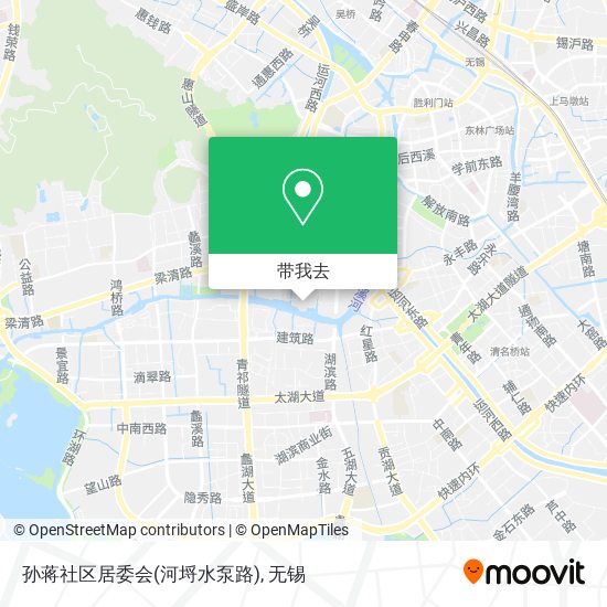 孙蒋社区居委会(河埒水泵路)地图