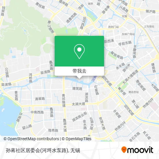 孙蒋社区居委会(河埒水泵路)地图