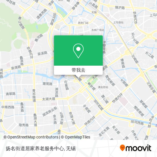 扬名街道居家养老服务中心地图