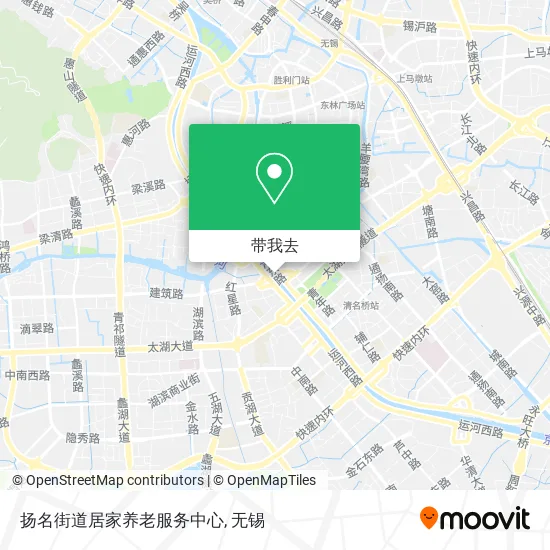 扬名街道居家养老服务中心地图