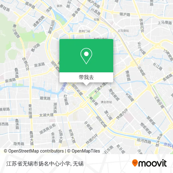 江苏省无锡市扬名中心小学地图