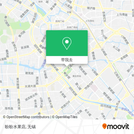 盼盼水果店地图