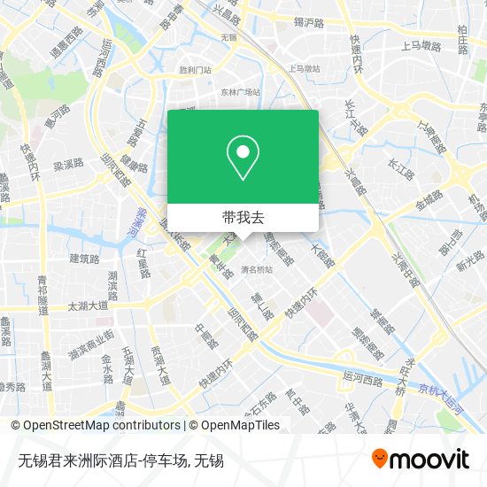 无锡君来洲际酒店-停车场地图