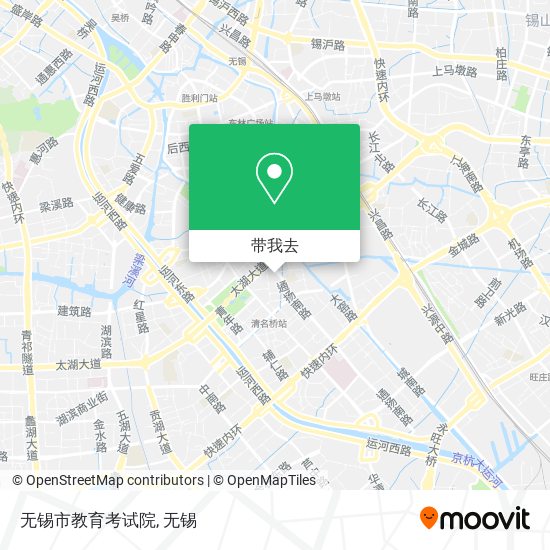 无锡市教育考试院地图