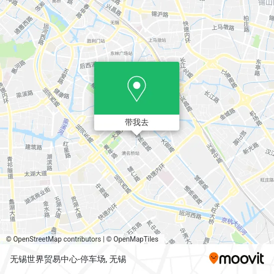 无锡世界贸易中心-停车场地图