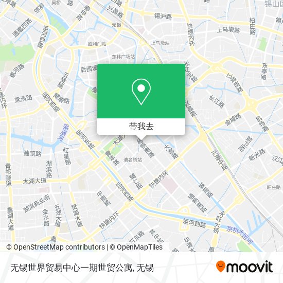 无锡世界贸易中心一期世贸公寓地图