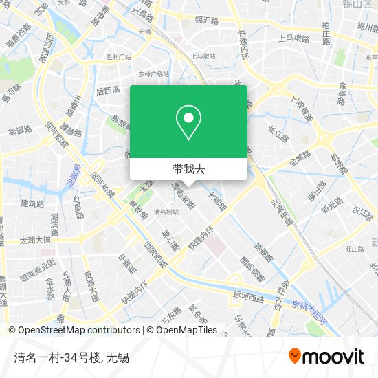 清名一村-34号楼地图