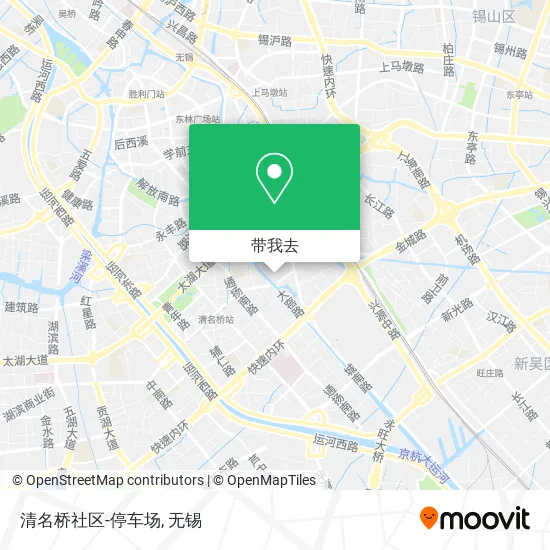 清名桥社区-停车场地图