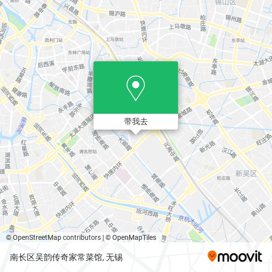 南长区吴韵传奇家常菜馆地图