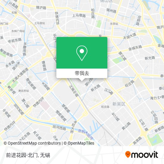 前进花园-北门地图