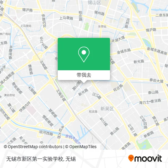 无锡市新区第一实验学校地图