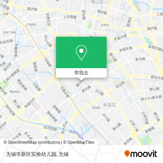 无锡市新区实验幼儿园地图