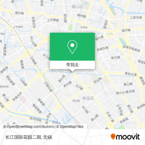 长江国际花园二期地图