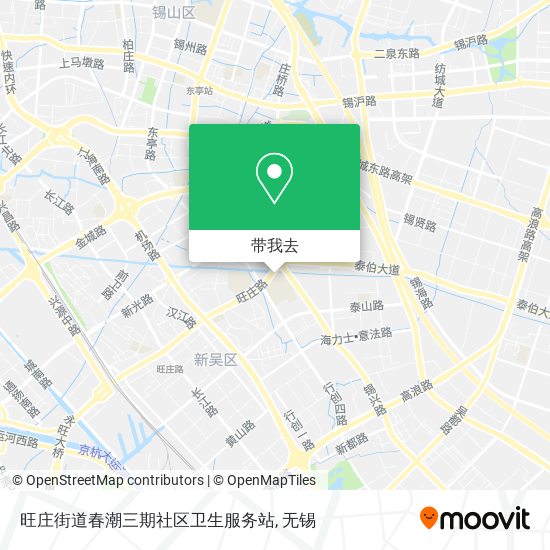 旺庄街道春潮三期社区卫生服务站地图