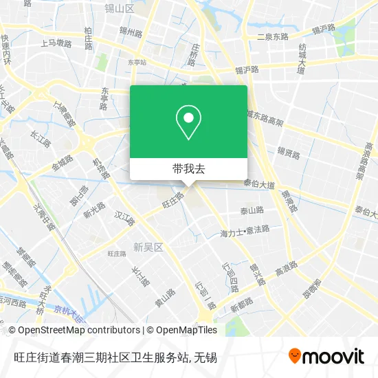 旺庄街道春潮三期社区卫生服务站地图