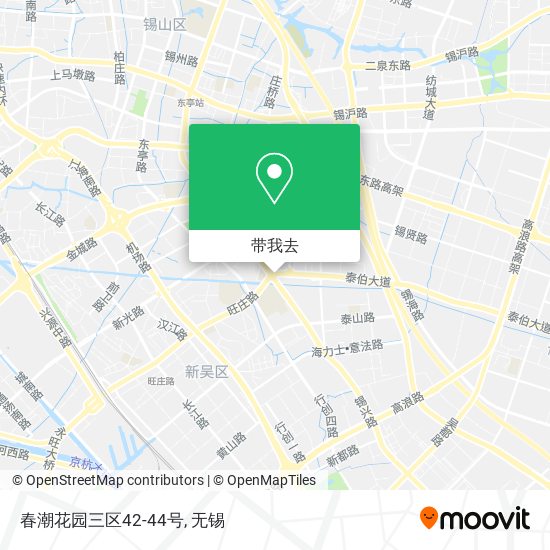 春潮花园三区42-44号地图