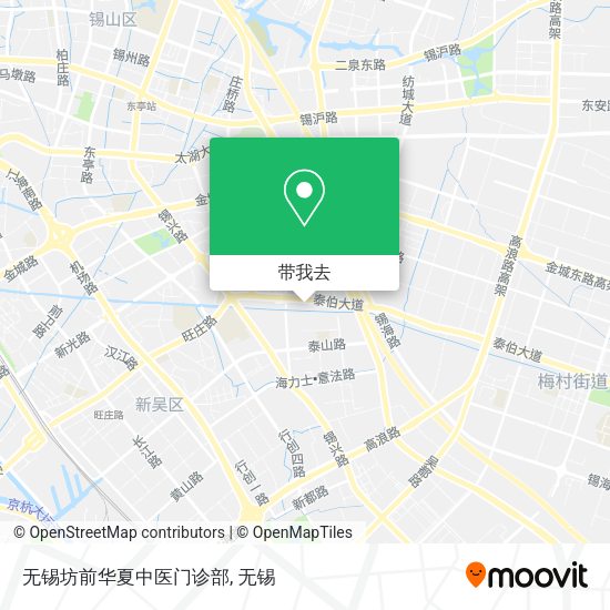 无锡坊前华夏中医门诊部地图