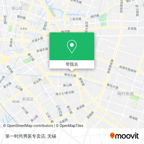 第一时尚男装专卖店地图