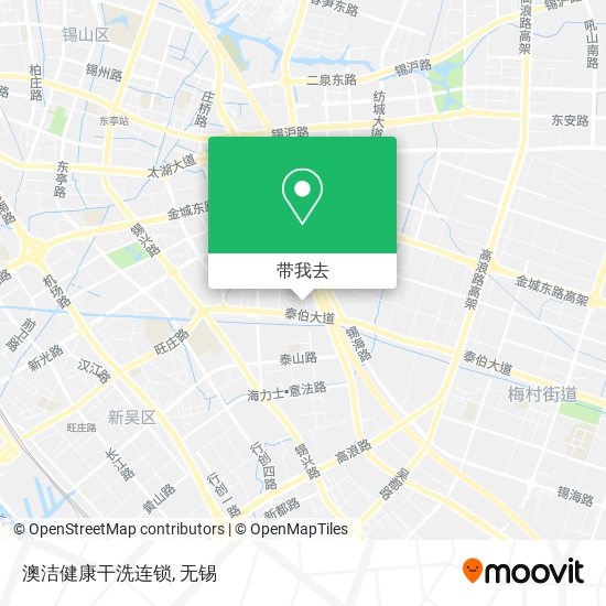 澳洁健康干洗连锁地图