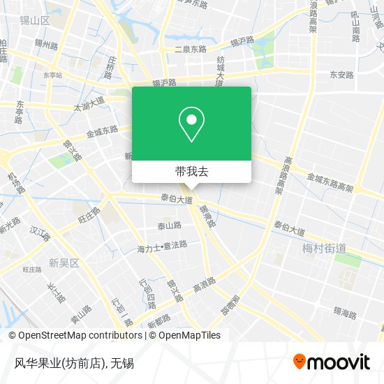 风华果业(坊前店)地图