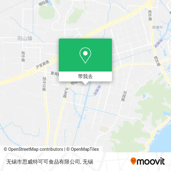 无锡市思威特可可食品有限公司地图