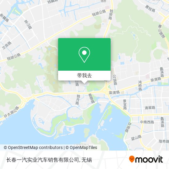 长春一汽实业汽车销售有限公司地图