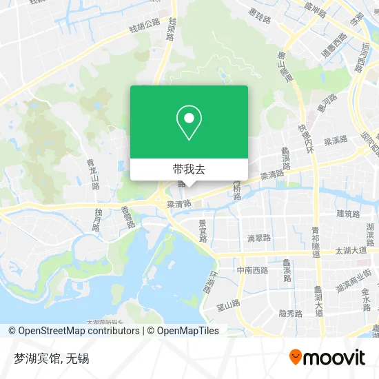 梦湖宾馆地图