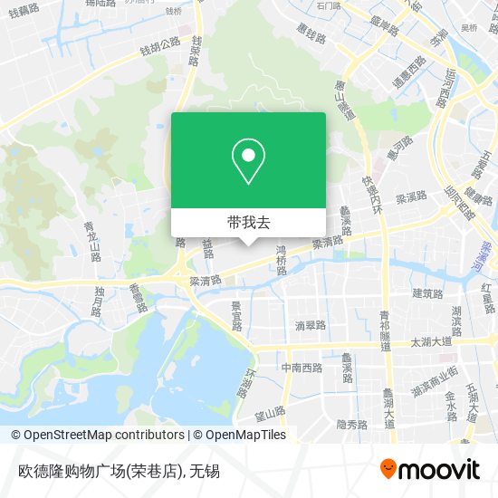 欧德隆购物广场(荣巷店)地图