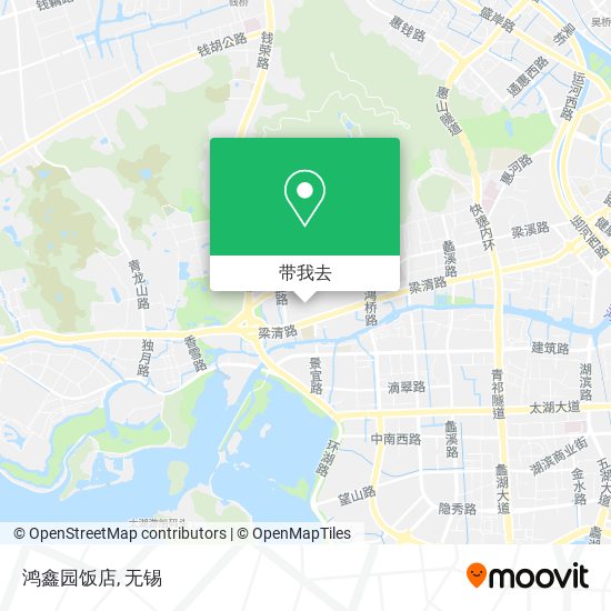鸿鑫园饭店地图