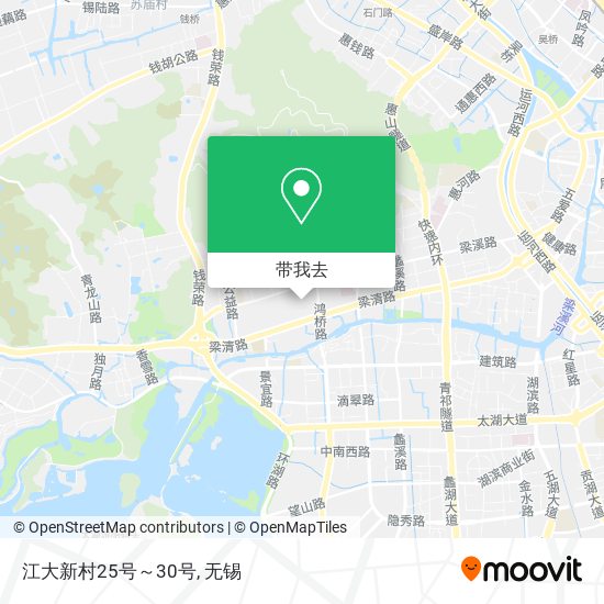 江大新村25号～30号地图